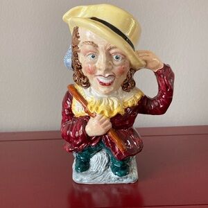 Vintage "Nicholas Nickleby" Burleigh Ironstone Toby Pitcher